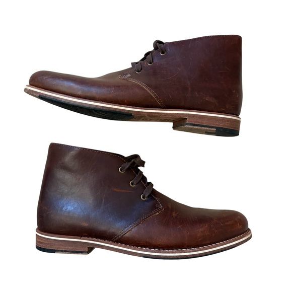 Helm Declan Premium Leather Chukka Boots Rich Brown Size 11.5 main image 8